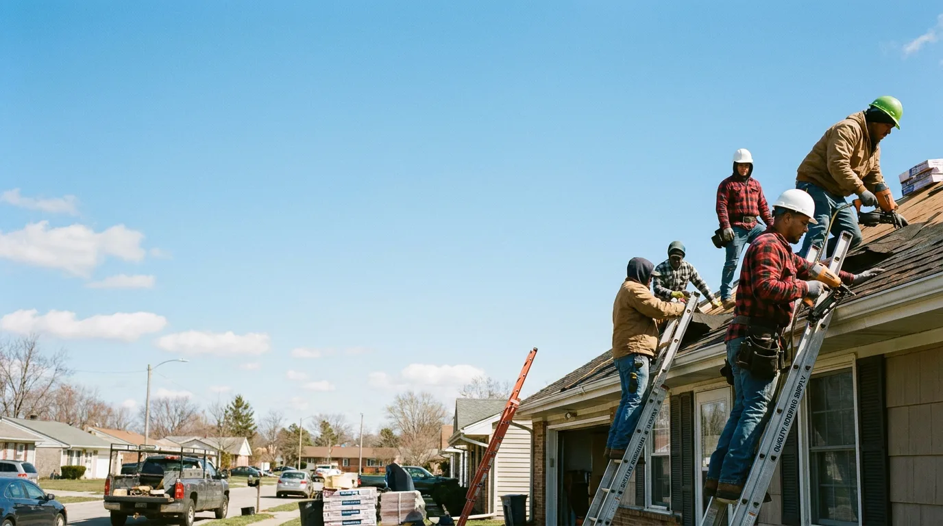 Roofing in Harristown, IL near me